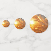 Goldener Frost Konfetti (Rückseiten)