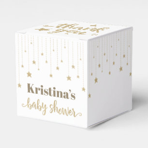 Goldener Funkelnder Kleiner Stern Baby Shower Geschenkschachtel