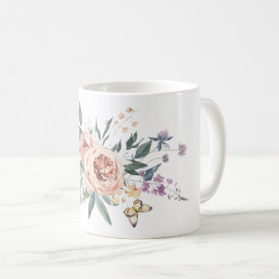 Goldener Garten   Chic Girly Blume Tasse