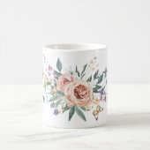 Goldener Garten | Chic Girly Blume Tasse (Mittel)