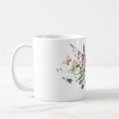 Goldener Garten | Chic Girly Blume Tasse (Links)