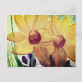 Goldener Garten Postkarte (Vorderseite)