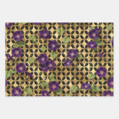 Goldener Gartentrellis Geschenkpapier Set (Vorderseite 3)