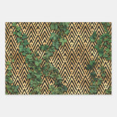 Goldener Gartentrellis Geschenkpapier Set (Vorderseite 2)