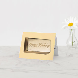 Goldener Geburtstag Bar des Spaßes Karte