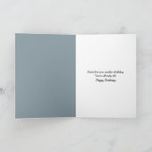 Goldener Geburtstag Retriever mit Zahnbürste Karte (Innenseite)