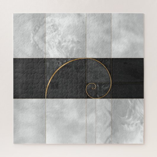 Goldener Geist - Heilige Geometrie Puzzle (Vertikal)