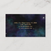 Goldener Geist - Heilige Geometrie Visitenkarte (Rückseite)