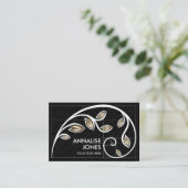 Goldener Geist - Zweig der Heiligen Geometrie Visitenkarte (Stehend Vorderseite)