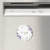 Goldener geometrischer Rahmen für die Blume Magnet (In Situ (Geschirrspüler))