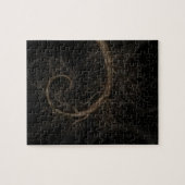 Goldener gewundener Baum #1 Puzzle (Horizontal)