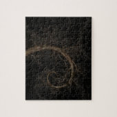 Goldener gewundener Baum #1 Puzzle (Vertikal)