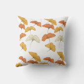 Goldener Ginko Kissen (Rückseite)