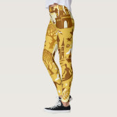 Goldener Glamour Leggings (Links)