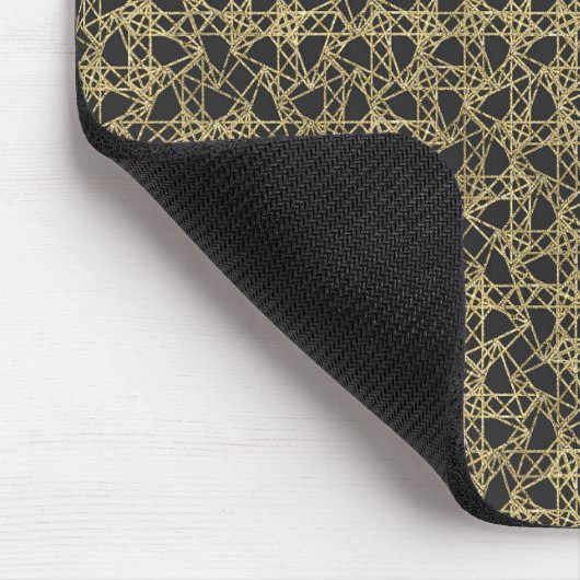 Goldener Glamour Mousepad (Ecke)