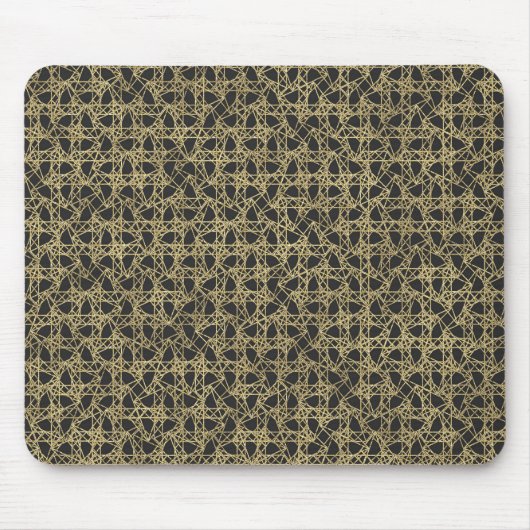 Goldener Glamour Mousepad (Vorne)