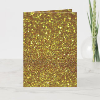 Goldener Glitter Feiertagskarte