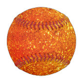 Goldener Glitzer Baseball (Vorderseite)