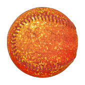 Goldener Glitzer Baseball (Vorderseite Links)