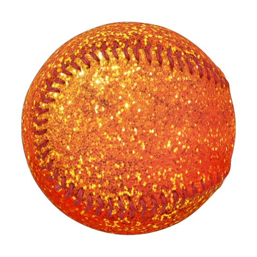 Goldener Glitzer Baseball (Vorderseite Links)