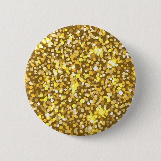 Goldener Glitzer Button (Vorderseite)