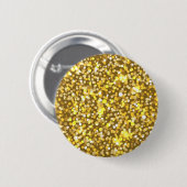 Goldener Glitzer Button (Vorne & Hinten)