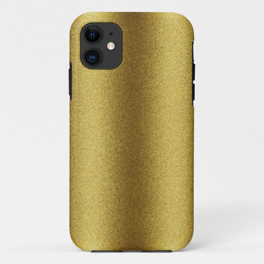 Goldener Glitzer Case-Mate iPhone Hülle (Rückseite)