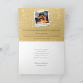 Goldener Glitzer Chef Weihnachten Stilvolles Chic  (Innenseite)