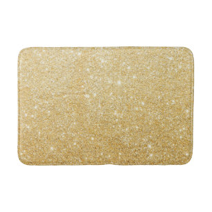 Goldener Glitzer-Diamant Badematte