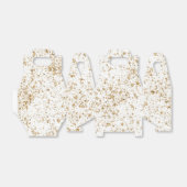 Goldener Glitzer, elegant und wunderschön Geschenkschachtel (Ungefaltet)