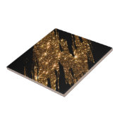 Goldener Glitzer Fliese (Seite)