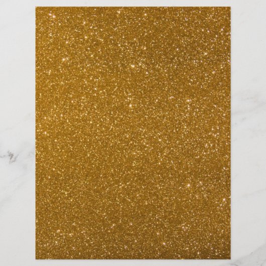 Goldener Glitzer Flyer (Vorne)