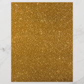 Goldener Glitzer Flyer (Hinten)