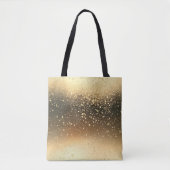 Goldener Glitzer Funkeln Tasche (Vorderseite)