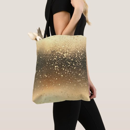 Goldener Glitzer Funkeln Tasche (Von Nahem)