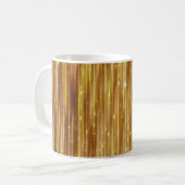 Goldener Glitzer: Heller Abstrakter Hintergrund. Kaffeetasse (Vorderseite Links)