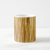 Goldener Glitzer: Heller Abstrakter Hintergrund. Kaffeetasse (Mittel)