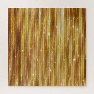Goldener Glitzer: Heller Abstrakter Hintergrund. Puzzle