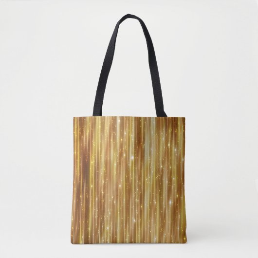 Goldener Glitzer: Heller Abstrakter Hintergrund. Tasche (Vorderseite)