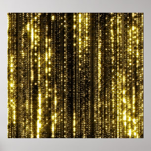 Goldener Glitzer: Hintergrundinformationen zu Boke Poster