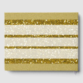 Goldener Glitzer Hochzeitstag Gästebuch (Rückseite)