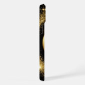 Goldener Glitzer iPhone Hülle (Rechte Seite)