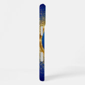 Goldener Glitzer iPhone Hülle (Rechte Seite)