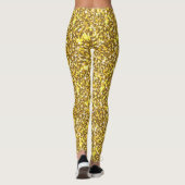 Goldener Glitzer Leggings (Rückseite)