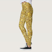 Goldener Glitzer Leggings (Links)