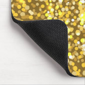 Goldener Glitzer Mousepad (Ecke)