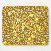 Goldener Glitzer Mousepad (Vorne)