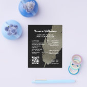 Goldener Glitzer Notar Flyer (Einzeln)