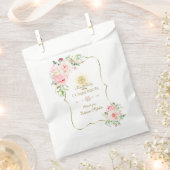 Goldener Glitzer Pink Peony Floral Heilige Kommune Geschenktütchen (Ausgeschnitten)