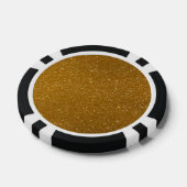 Goldener Glitzer Pokerchips (Einzeln)